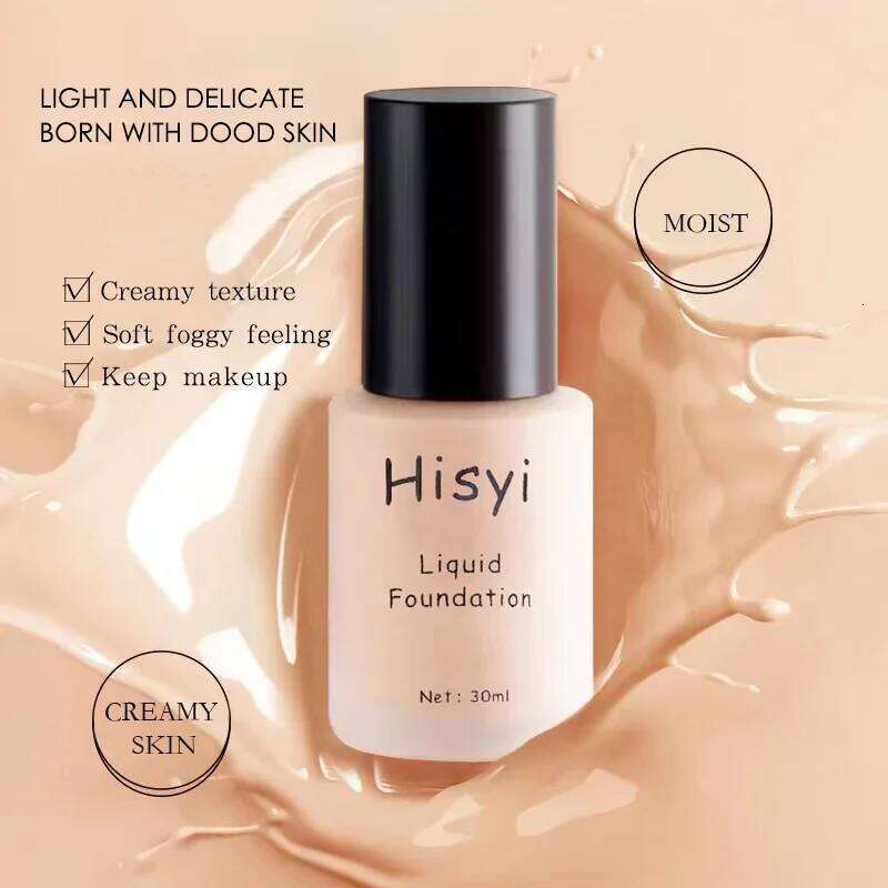 Liquid foundation Oil-control & long-lasting matte finish, water-resistant, even out skin tone - Perfect natural Korean makeup 26L0306