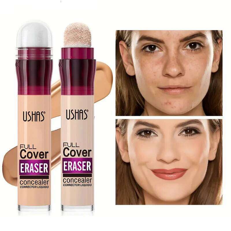 12 colors facial concealer sponge head matte liquid foundation, oil-control long-lasting BB cream,waterproof brightening makeup 26L0306