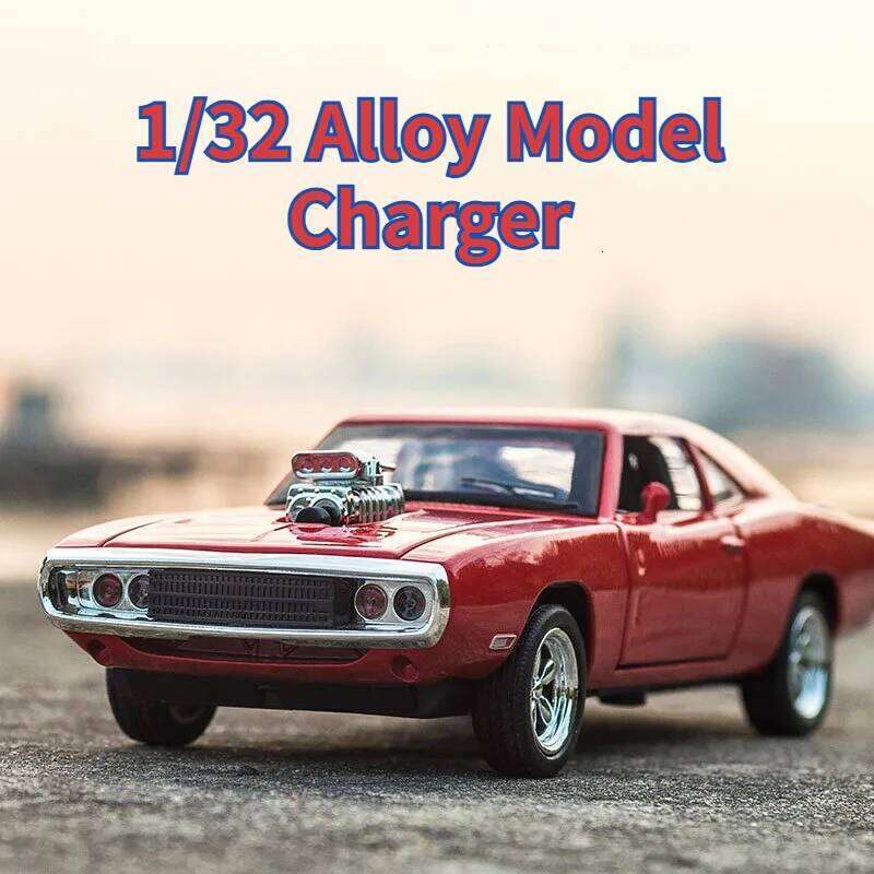 1/32 Scale Charger Metal Model Alloy Diecast Vehicle Models High Simulation With Pull Back Car Toys Gifts For Boys Z260307