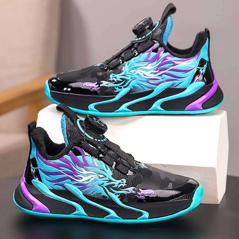 Children's Sports Cushioning Lightweight Fashion Walking Comfortable Wear-resistant Running Shoes for Kids Sneakers H260207 H260305