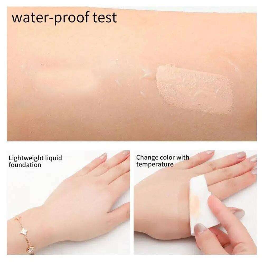 Colour Changing Liquid Foundation Hides Wrinkles & Lines, SPF15 BB Cream Makeup Base Concealer Moisturizing Primer All Skin Tone 26L0306