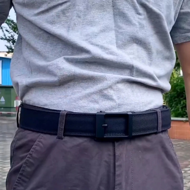 VATLTY Hard Tactical Belt for Men Metal Automatic Buckle IPSC Gun Belt 1100D Nylon Military Belt Outdoor Sports Girdle Male 260302