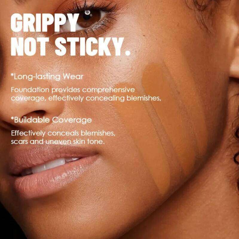 1PC Full Coverage, Covering Dark Circles, Natural,Concealer, Matte, Non-sticky, Liquid Foundation, Suitable for All Skin Types 26L0306