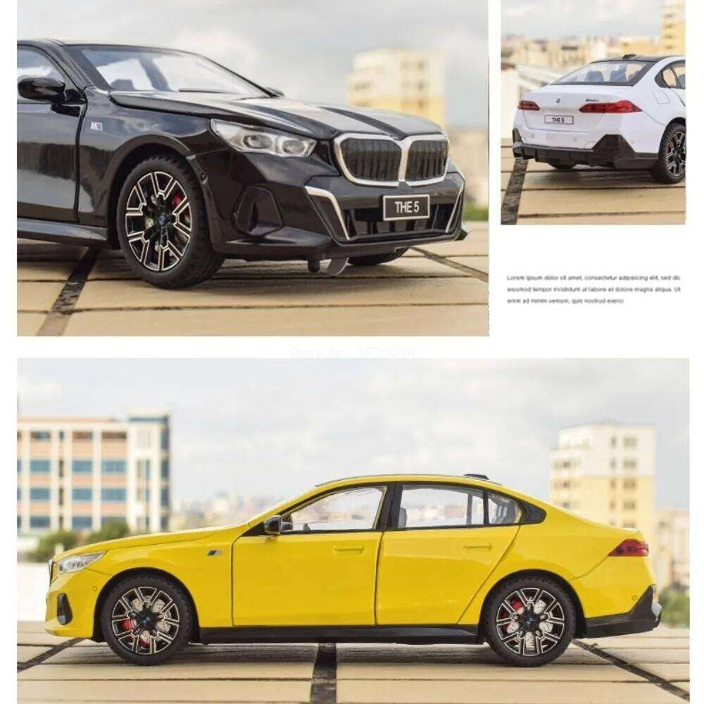 1:24 5 Series 530Li A6L Cars Toys Miniature Models Alloy Diecast Doors Opened Vehicles with Pull Back Car Perfect Gifts for Kids Z260306