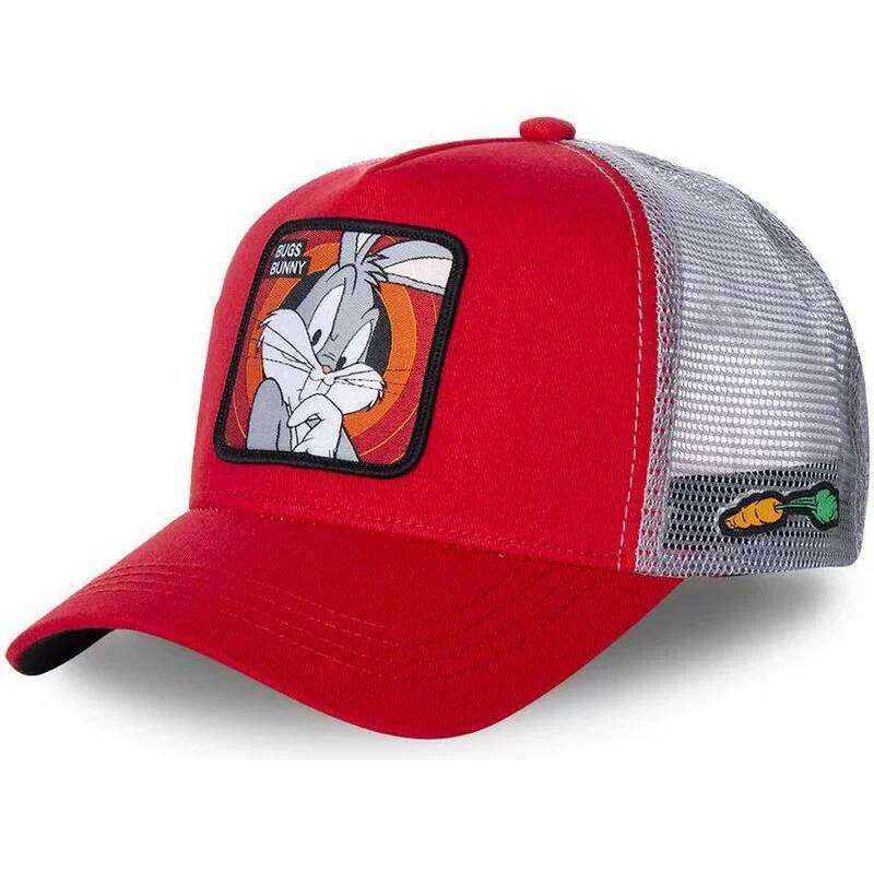Fashion cartoon baseball Outdoor gauze Summer shade breathable net American Trucker cap Hip Hop Y260304