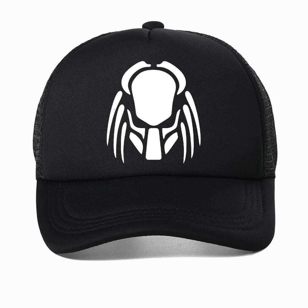 Alien Vs Predator Baseball Cap summer unisex mesh Adjustable Hat Fashion Casual Truck Driver Hats Breathable snapback hats Y260304
