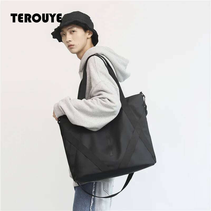 Waterproof Oxford Big Tote For Women Fashion Simple Large Package Shopping Lady Handbag Anti-Tear Leisure Woman Shoulder Bag TEROUYE
