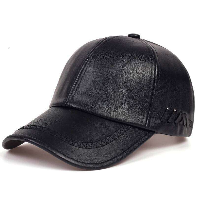 Fashion Solid Winter Leather Baseball Cap Men Snapback Autumn Warm Black Caps Women Bone Masculino Mens hats and Hats gorras Y260304