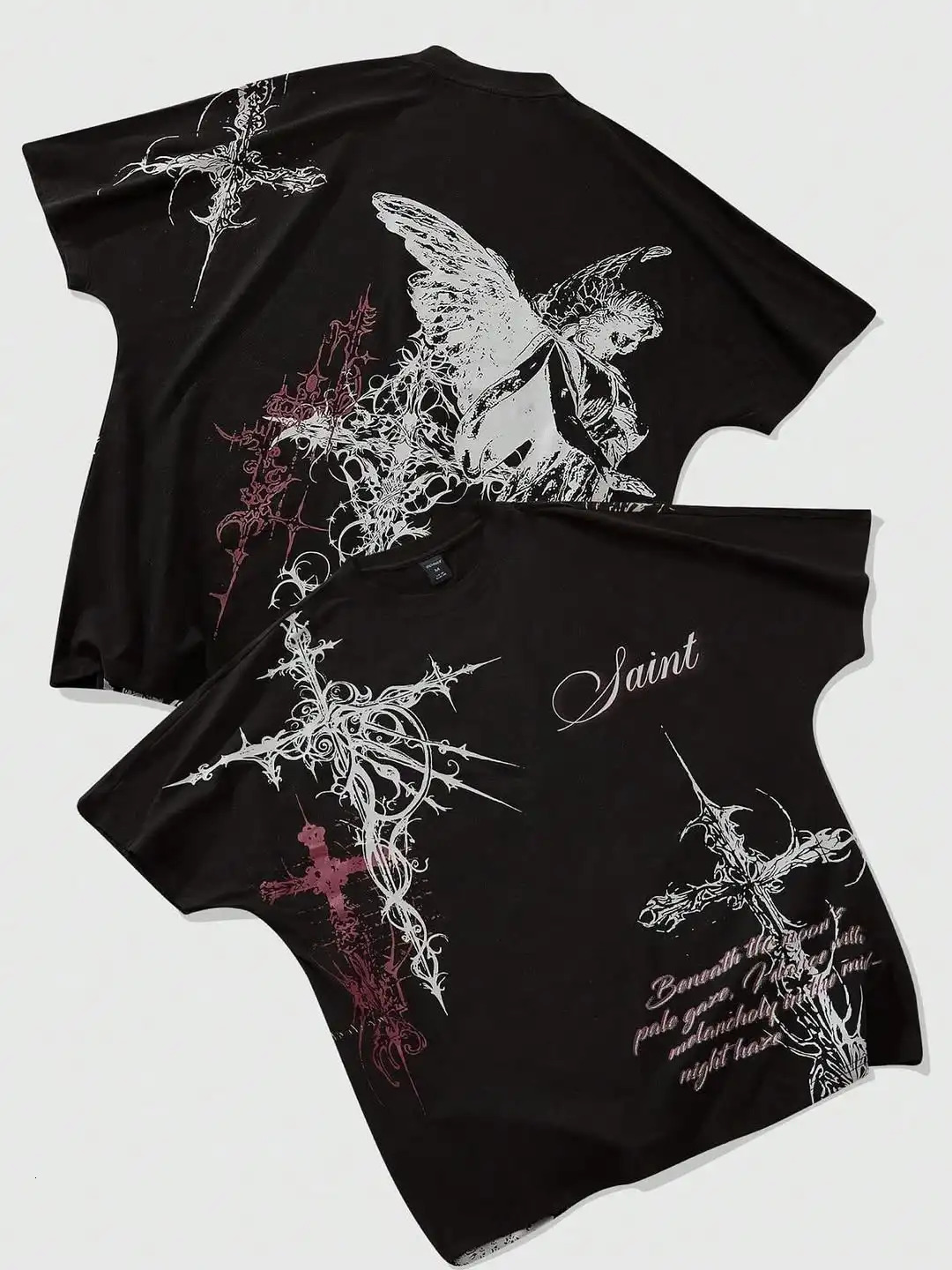 Y2K s T shirt Fashion Round Neck Oversized shirt Men Women Casual Gothic Clothing Short sleeve Tops Streetwear 260303