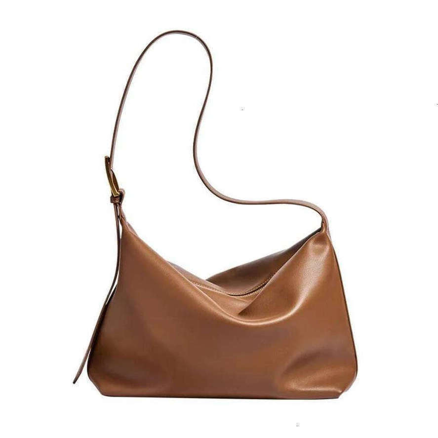 OLOEY Brand Shoulder Soft Leather Luxury Tote Bag Large Capacity Top Layer Cowhide Women Diagonal Cross Handbag Practical Bags