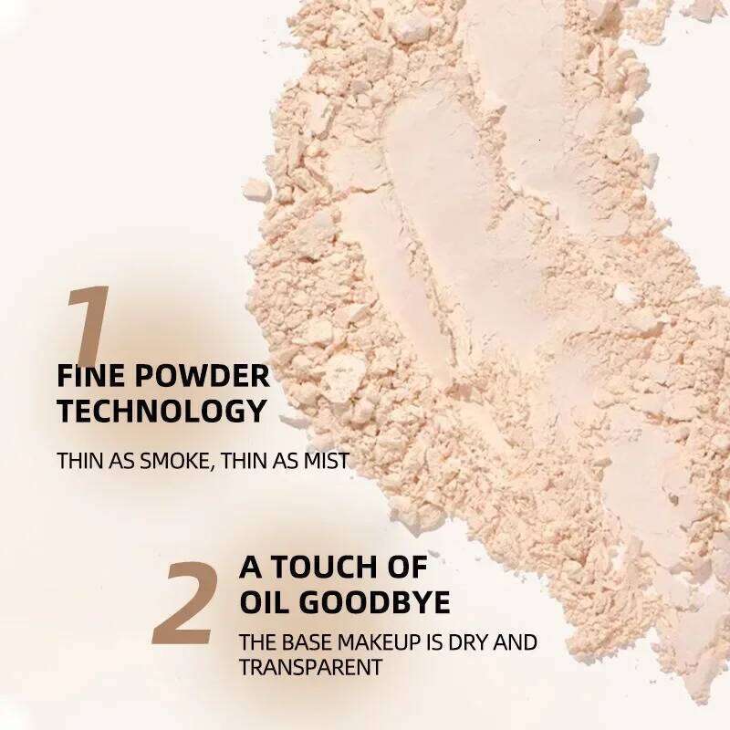 3 Colors Matte Concealer Pressed Powder Oil Control Smoothing Finishing Long-Lasting Natural Coverage Portable for Women Girl 26L0306