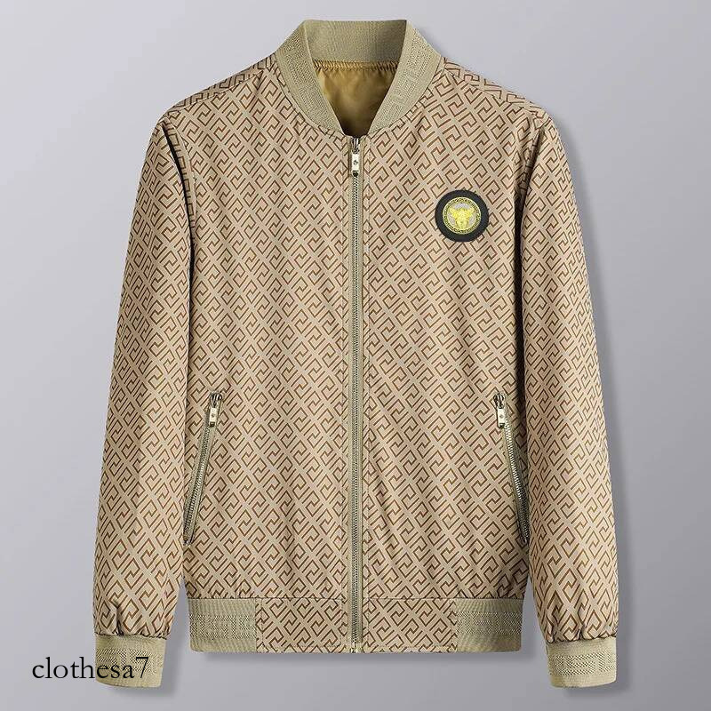 European Style New Spring/Autumn Casual Jacket Fashionable Outerwear Trendy Stand Collar Jacket, Streetwear Men's Clothing