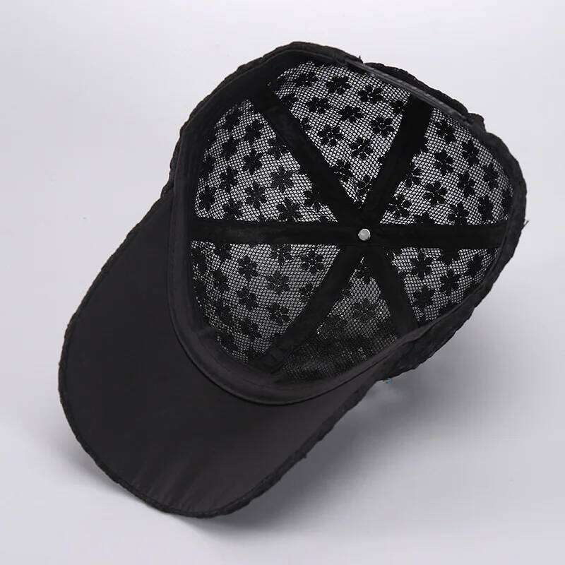 Washed, Versatile For Summer, Women's New Baseball Cap With Diamond Inlaid Denim Duckbill Hat, Outdoor Sunshade Hat Y260304