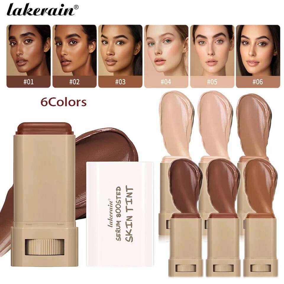 Skin Tint Eraser Concealer Foundation Stick Serum Boosted Smooth Plumper Hight Coverage Travel Bronze Foundatio 26L0306