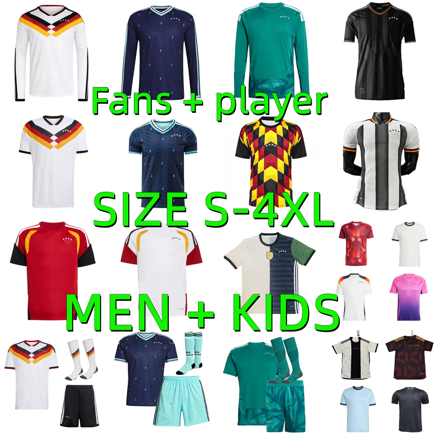 2026 2027 Germany soccer jersey 22 23 24 25 26 27 WIRTZ FUHRICH MUSIALA Deutschland HAVERTZ GNABRY KIMMICH SANE player version Long sleeves football shirt Men kids kit