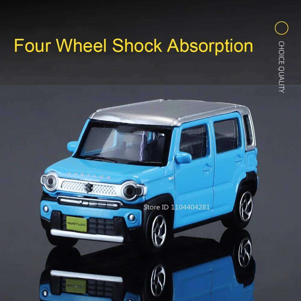 1:48 Suzuki Hustler 2020 Toys Car Diecast Alloy Model Wheels Can Slide Metal Body Miniature Vehice Exquisite Ornaments Boy Gift Z260306