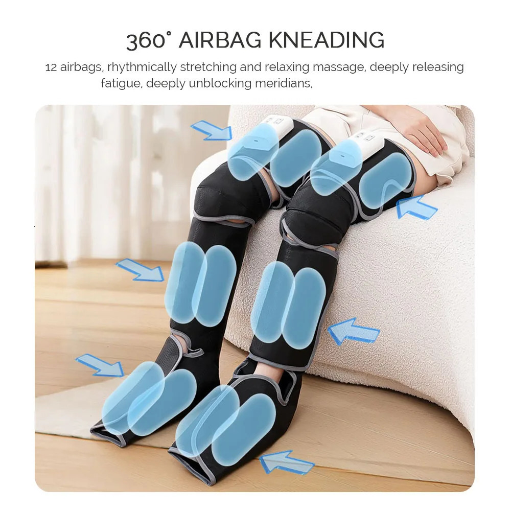 Electric leg massager 360Foot air pressure 3 gear vibration massage Deep Relaxation Calf Foot Walk Without Restrictions 260304