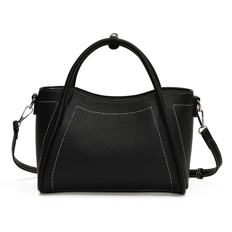 2026 Top Luxury Free Shipping New Large Capacity High End Commuter PU Shoulder Bag Niche Daily Commuter Soft Leather Luxury Bag Wing Bag Women's 