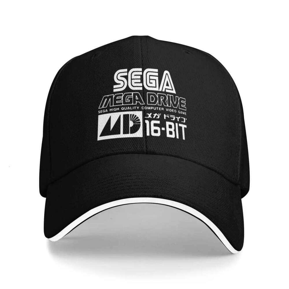 16BIT Segas-MD Video Game Ergonomic Unisex Baseball Cap - Breathable Quick-Dry Lightweight for Sun Protection in Outdoor Y260304