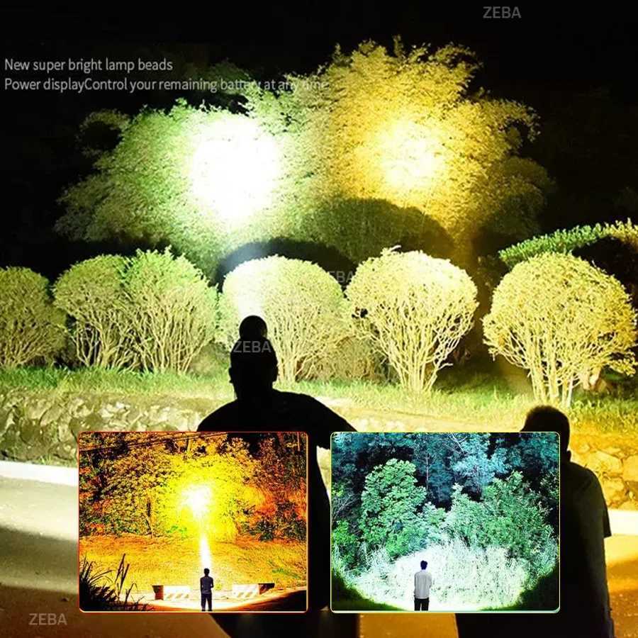 Newly Powerful LED Headlamp Motion Sensor Headlight 18650 Rechargeable Zoomable Head Flashlight Fishing Lantern Work Head Light H260307