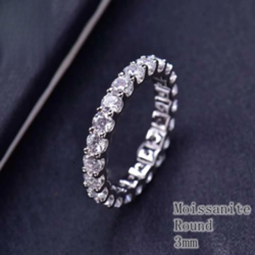 925 silver, 5mm, 3 carats, oval emerald pear-shaped heart-cut morganite engagement eternity ring, suitable for wearing on the wedding day.
