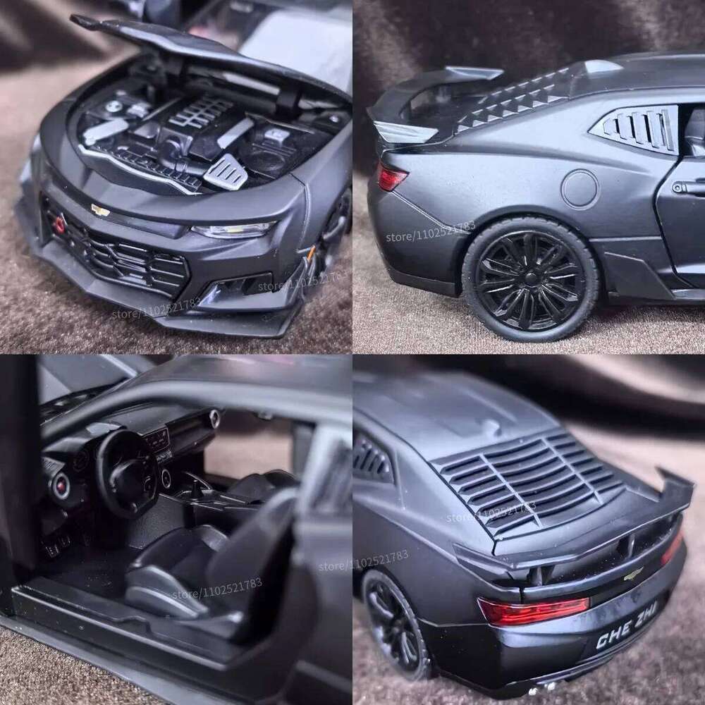Limited 1:24 Scale Chevrolet Camaro Car Model, Luxury Vehicle Miniature Replica Figure Kid Xmas Gift Toy Z260306