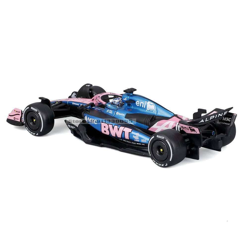 Bburago 1:43 2025 Visa Cash App RB F1 A525 10#Pierre Gasly 43#Franco Colapinto Alloy Car Die Cast Model Toy with acrylic box Z260306