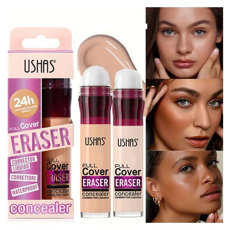 12 colors facial concealer sponge head matte liquid foundation, oil-control long-lasting BB cream,waterproof brightening makeup 26L0306