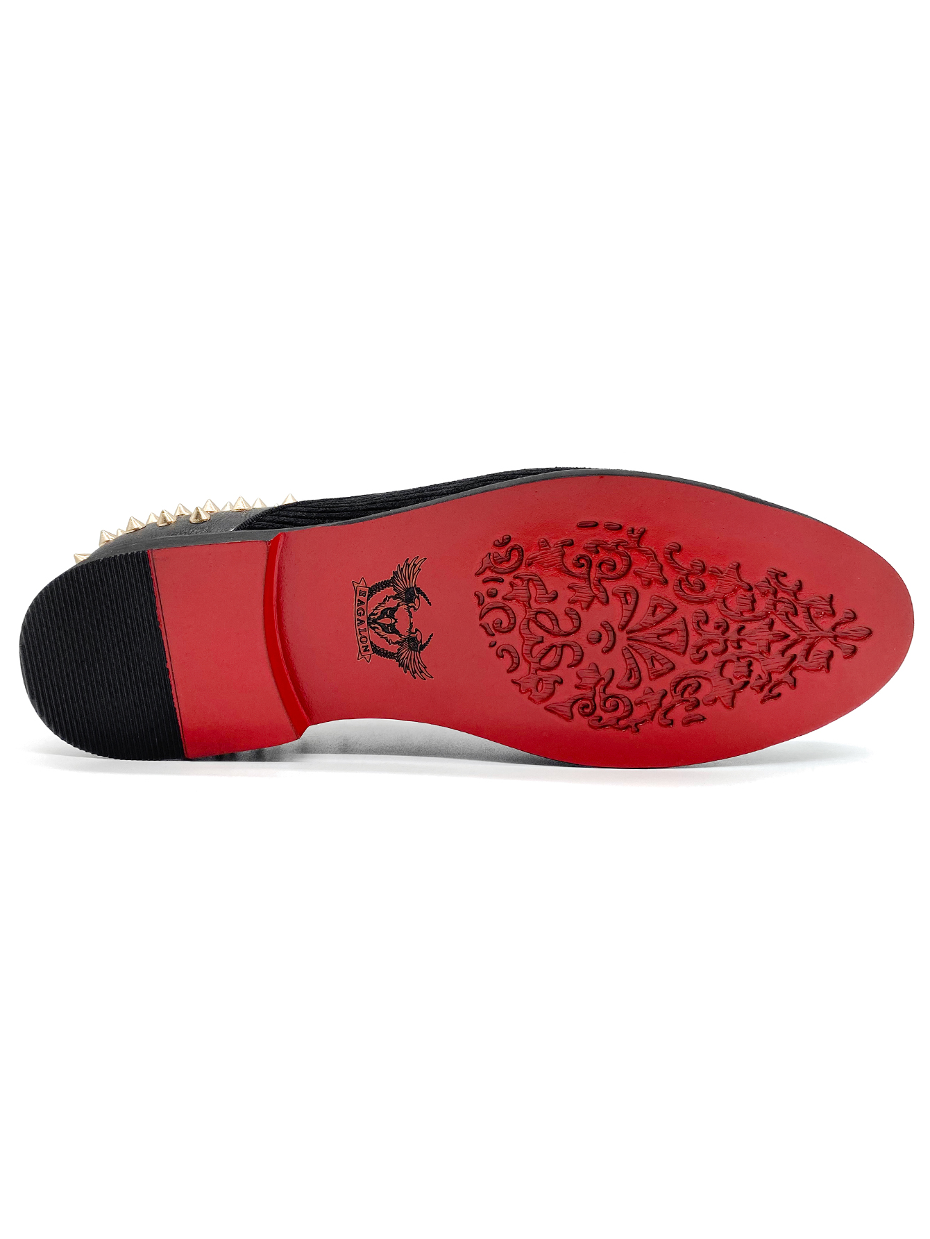 Top quality Rivets Designer dress shoes for men and women Luxury loafers suede Genuine leather casual loafers flats office Sequined shoes with dust ba