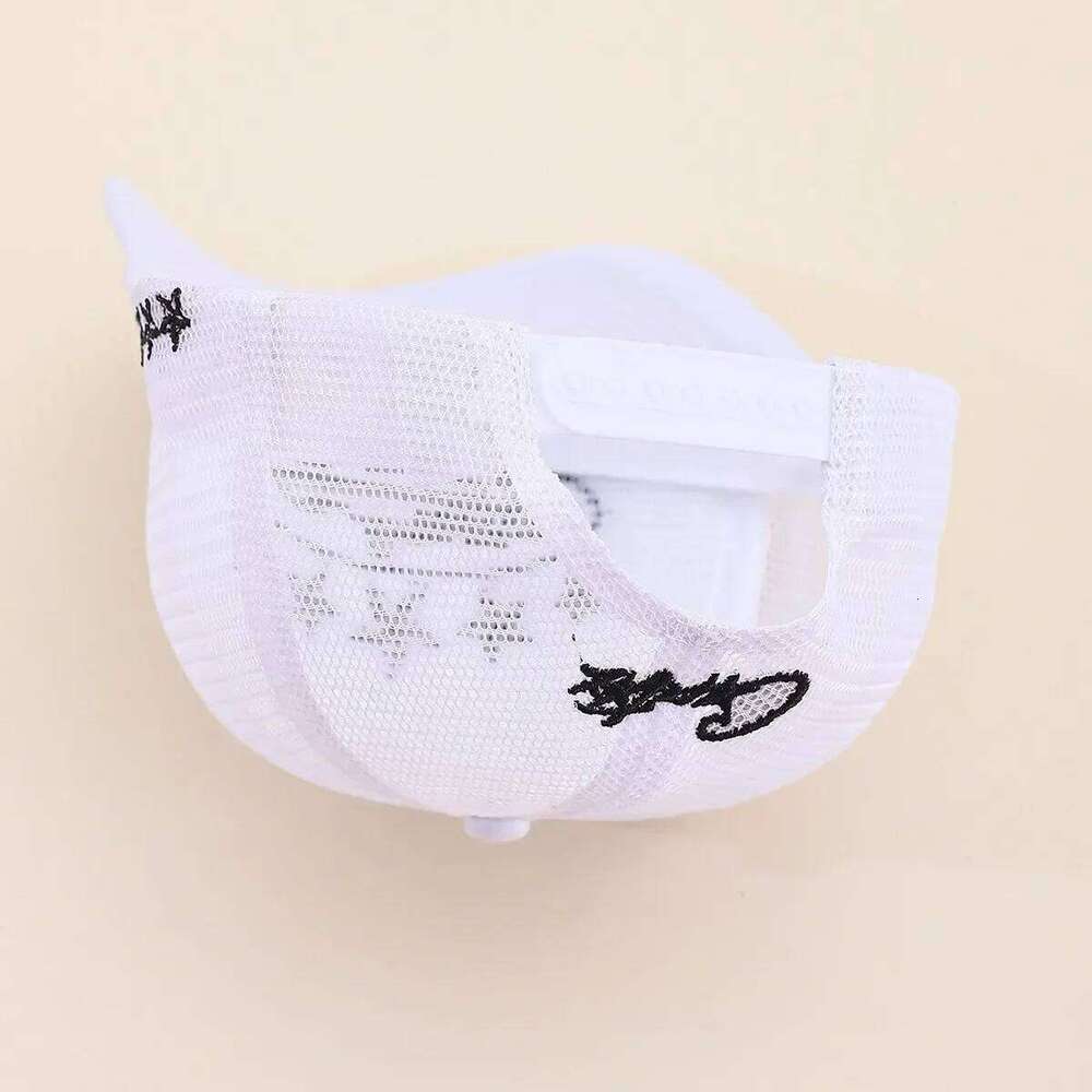 Fashionable Embroidered Baseball Five Star Color blocked Mesh Breathable Summer Duck Tongue Versatile Sunshade Truck Hat Y260304