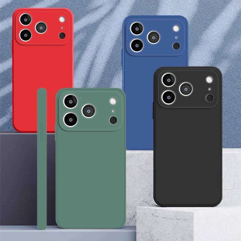 Case 16 15 14 13 12 11 Pro Max Cover Matte Silicone Protective Phone Cases For iPhone 17 Air H260305