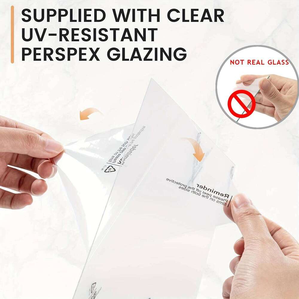 Picture Frame MDF 30X40cm 21x30cm 15X20cm A4 A8 Square Tabletop Photo Frames Wall Art Poster Display Bedroom Home Decor H260306