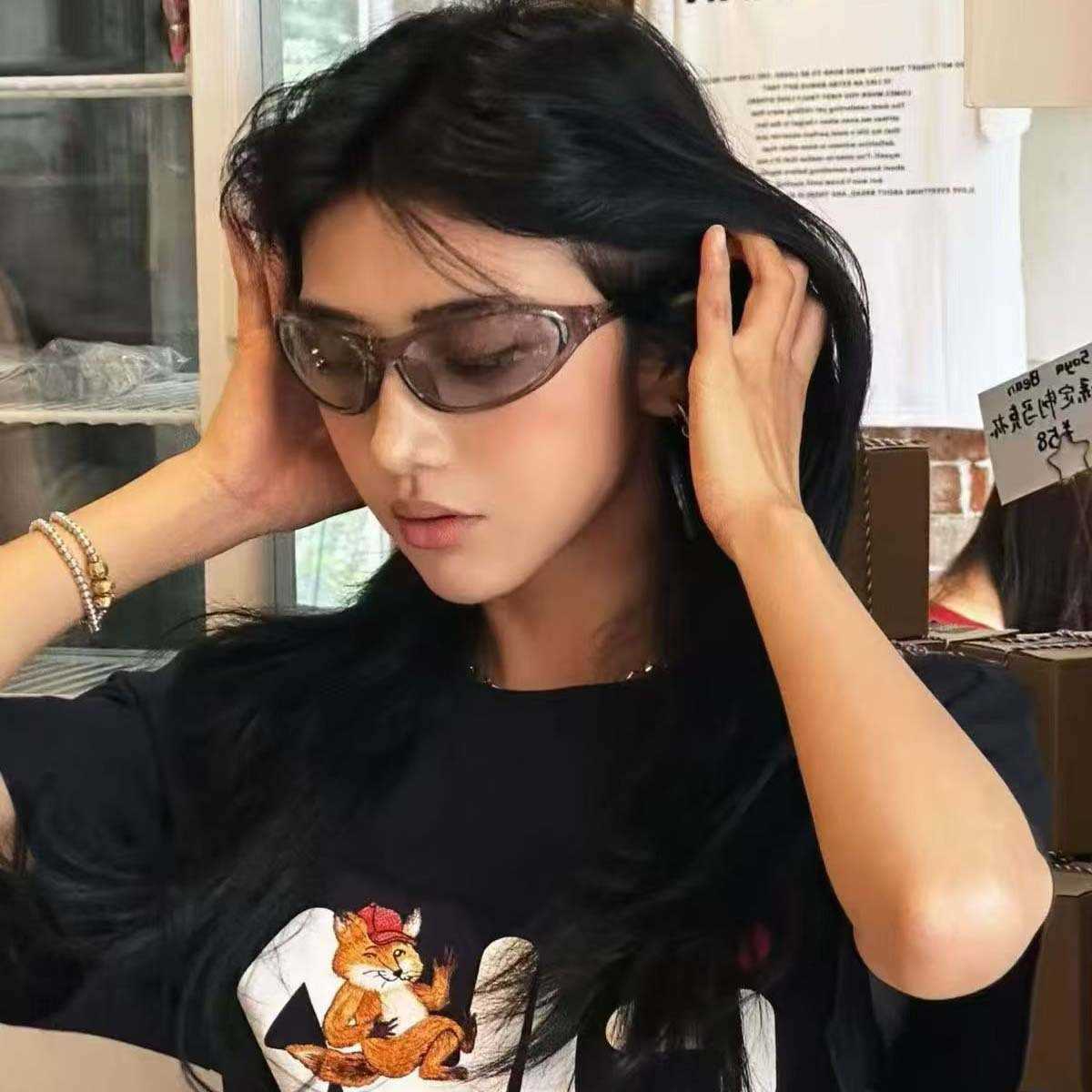 2026 Sweet and Cool Y2K Fashion Polarized Sunglasses for Women Trendy and Versatile Outdoor Sports Sunglasses S260304