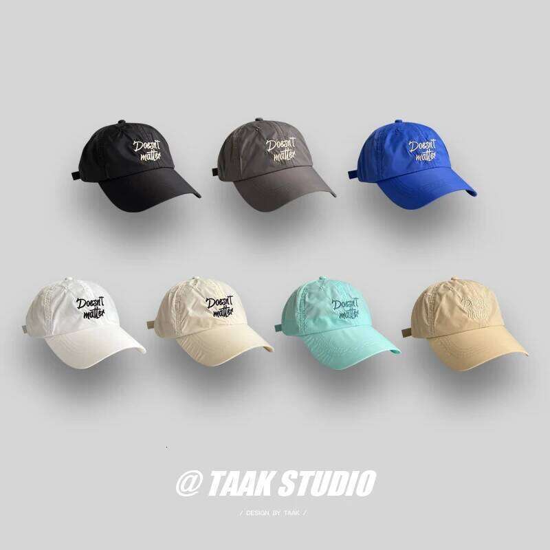 Lightweight Waterproof Soft Top Quick-Drying Baseball Female Summer Sun-Proof Sun Hat Peaked Cap Y260304