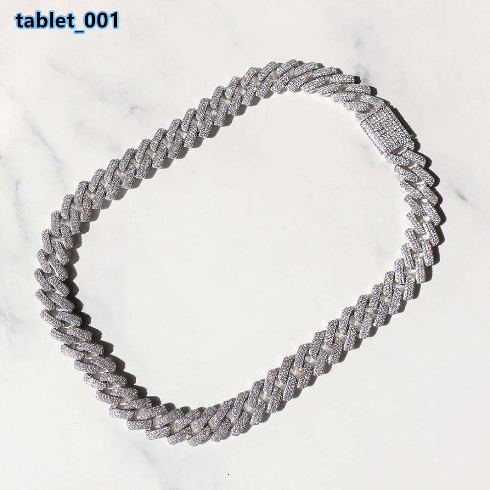 Miami Cuban Hip Hop Unique Iced Out Moissanite Necklace Fashionable Accessory