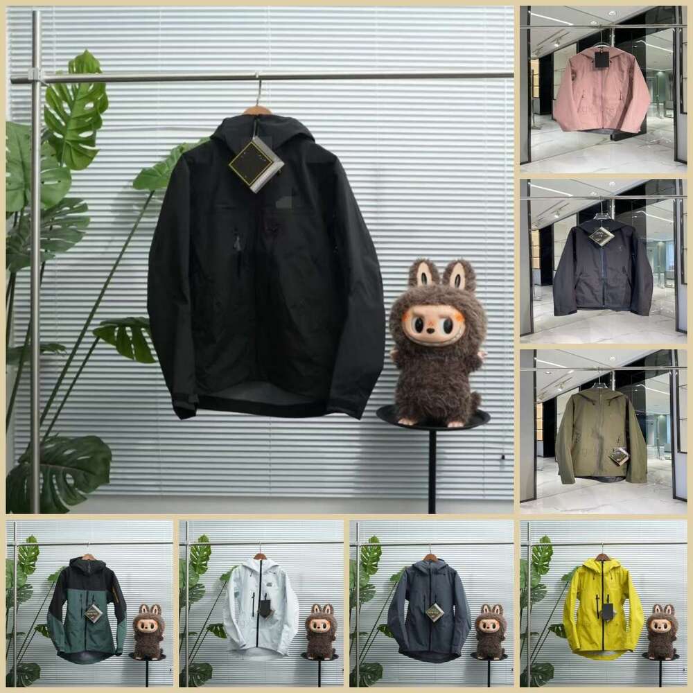 Design jackets for men and women Goretex hard shell zipper waterproof hood windbreaker, high-quality designer fashion clothing jackets, trendy jackets yy66