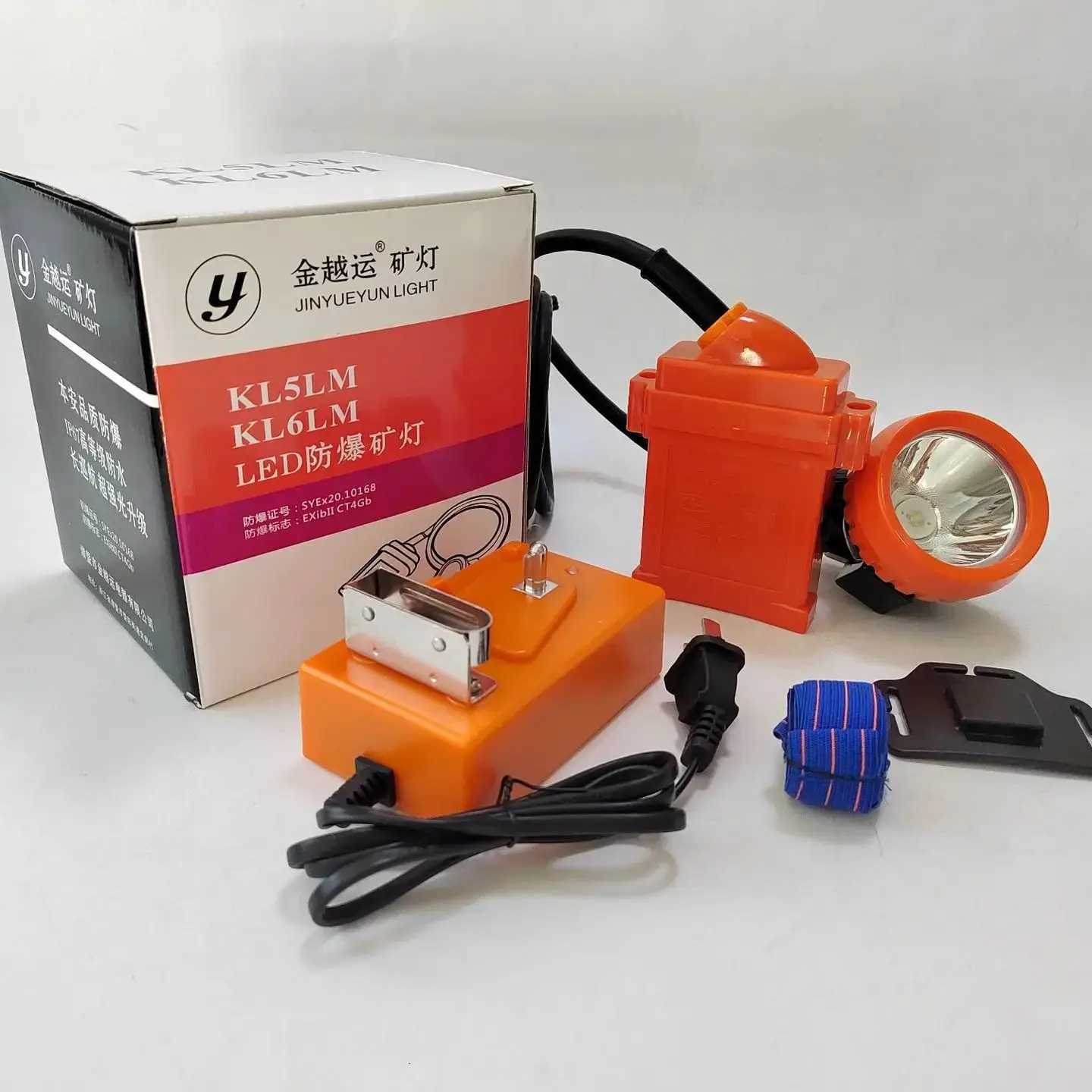 Outdoor Heavy Cord Hunting Fishing Headlamp KL5LM KL6LM Rechargeable LED Headlamp H260307