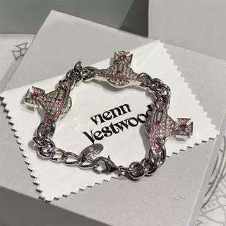 High-Quality Empress Dowager Thick Cuban Saturn Full Diamond Necklace Bracelet High-End Choker Collarbone Chain