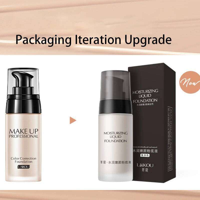 LAIKOU Base Face Liquid Foundation BB Cream Concealer Moisturizer Oil-control Whitening Waterproof Maquiagem Makeup 40g 26L0306