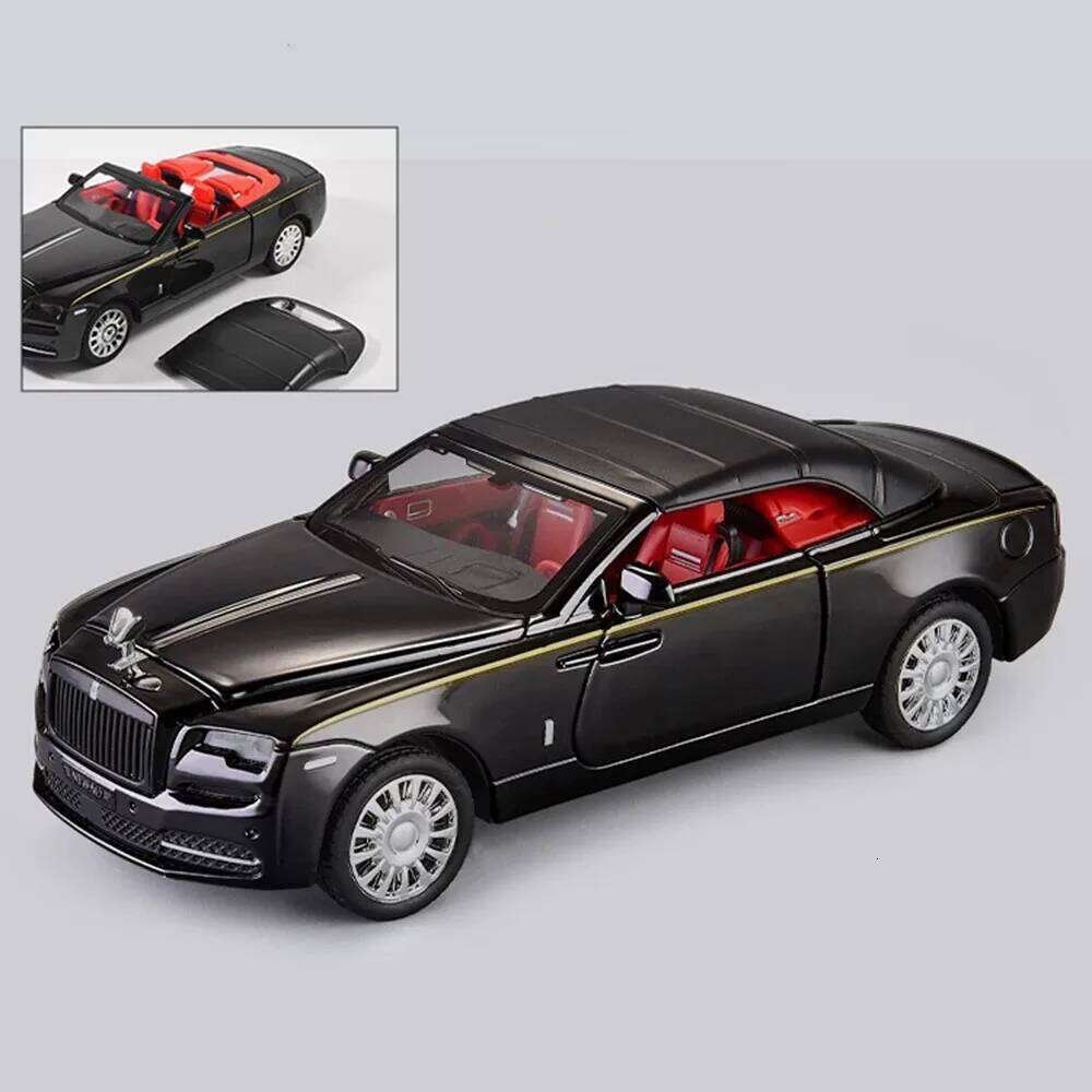 1:32 Rolls Royce Dawn Phantom Alloy Toys Diecast Model Car Doors Opened Sound Light Pull Back Miniature Vehice Boy Birthday Gift Z260306