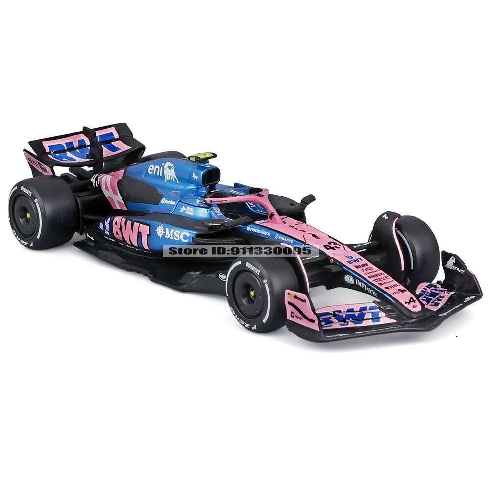 Bburago 1:43 2025 F1 Alpine A525 #10 Pierre Gasly #43 Franco Colapinto alloy car die casting model toy collection Z260306