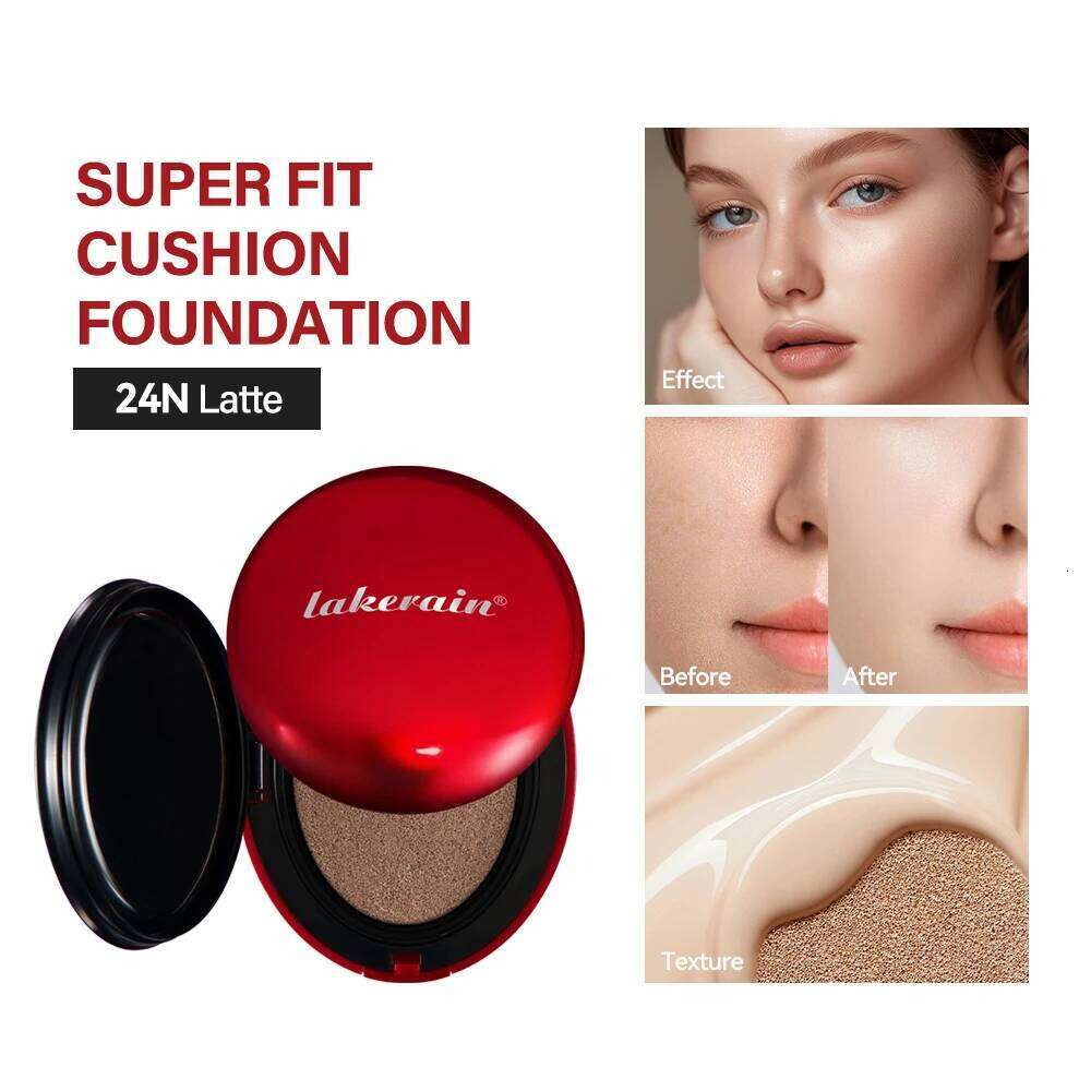 72 Hours Super Fit Cushion Foundation Full Coverage Waterproof Long-lasting Concealer 9 Colors Makeup Semi-Matte 26L0306