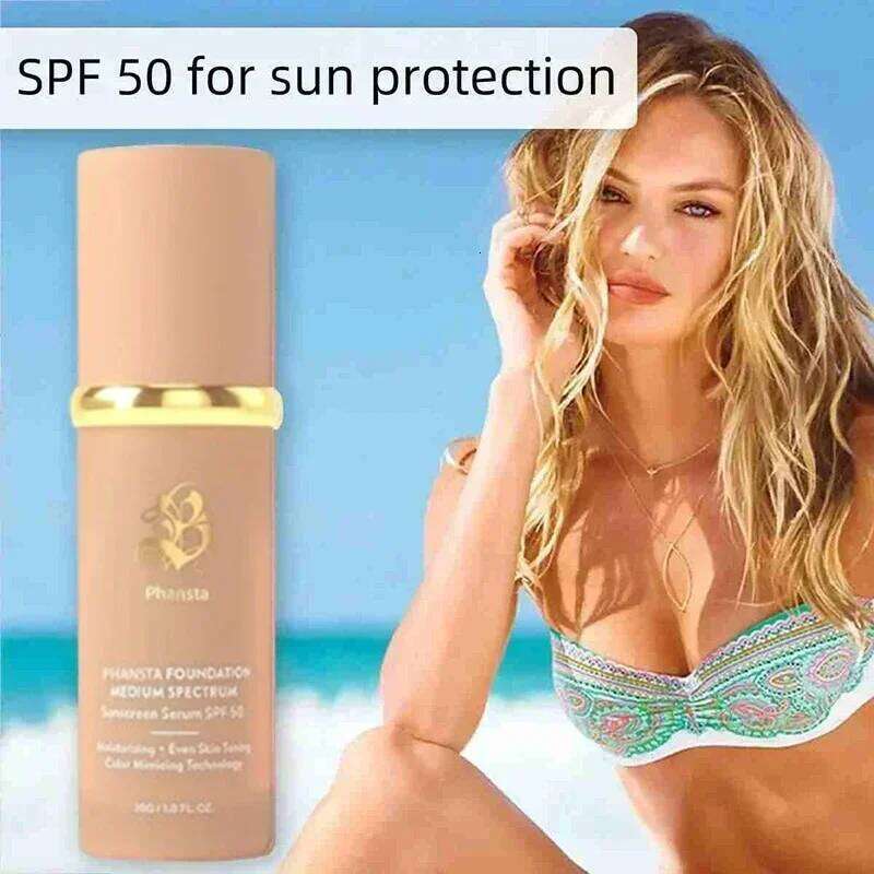 4-in-1 Foundation Liquid SPF 50+ Full Coverage Concealer Long-Lasting Waterproof Professional Conceal Dark Circle Face Makeup 26L0306