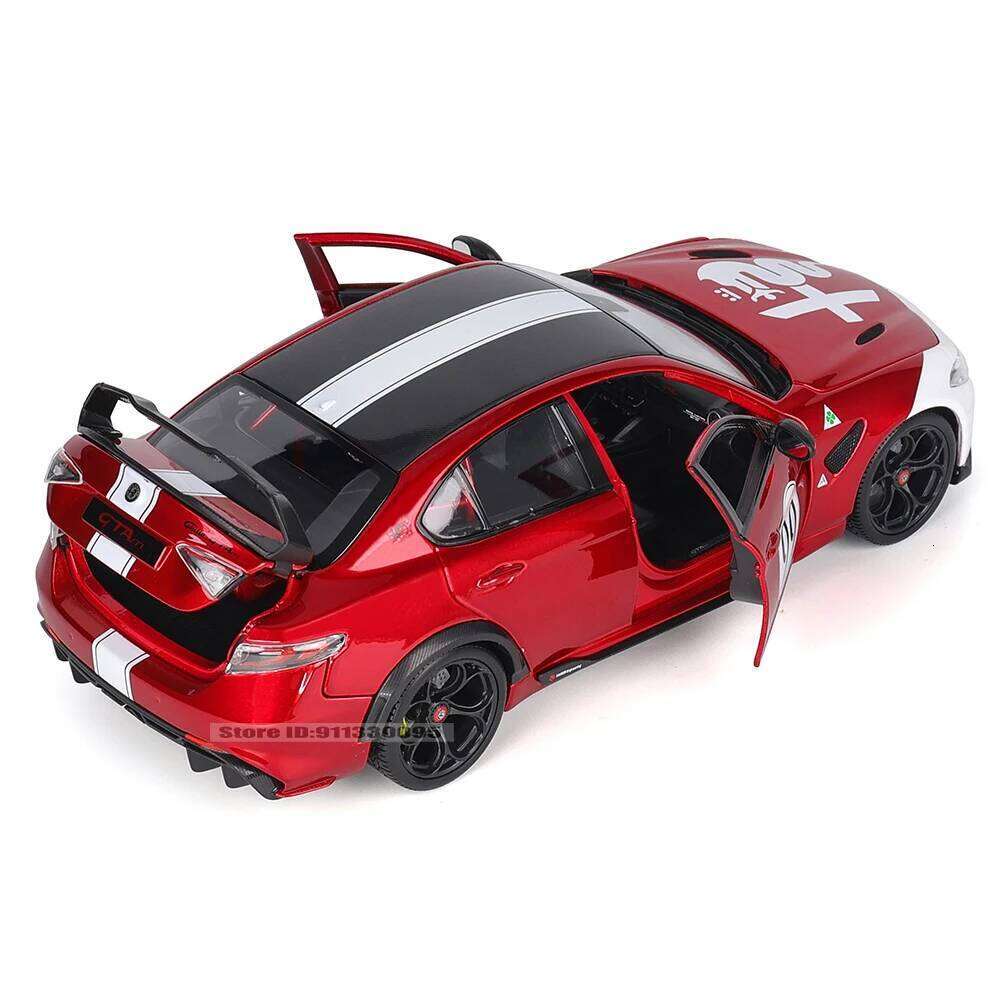 Bburago 1:18 Alfa Romeo Giulia GTAm # Coche clsico lujo aleacin 99, modelo coche fundido a presin, coleccin de jugu Z260306