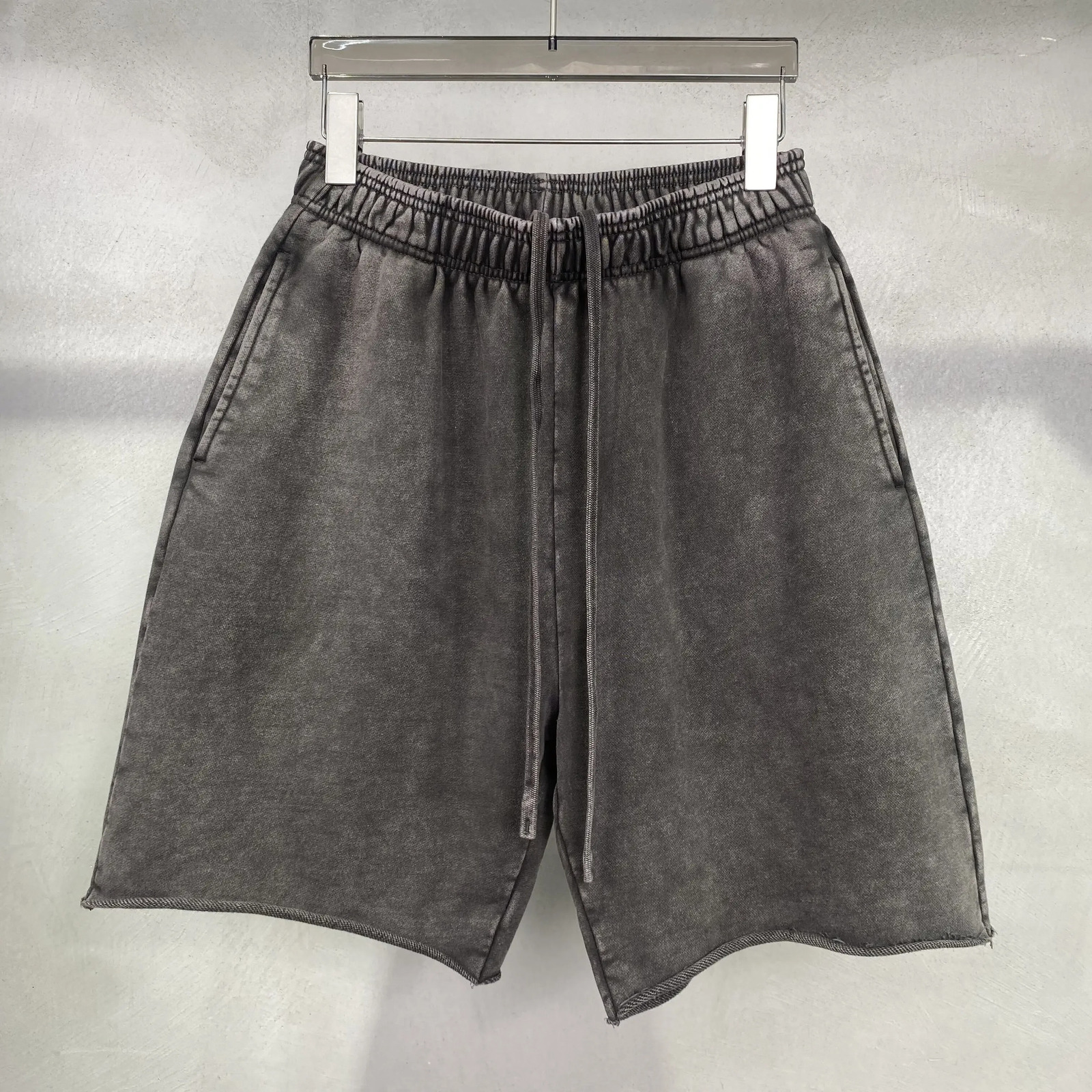 Vintage Washed Shorts For Men Casual Retro Women Baggy Pants Mens Clothing Summer Y2k Unisex Goth Streetwear Male Clothes 260306