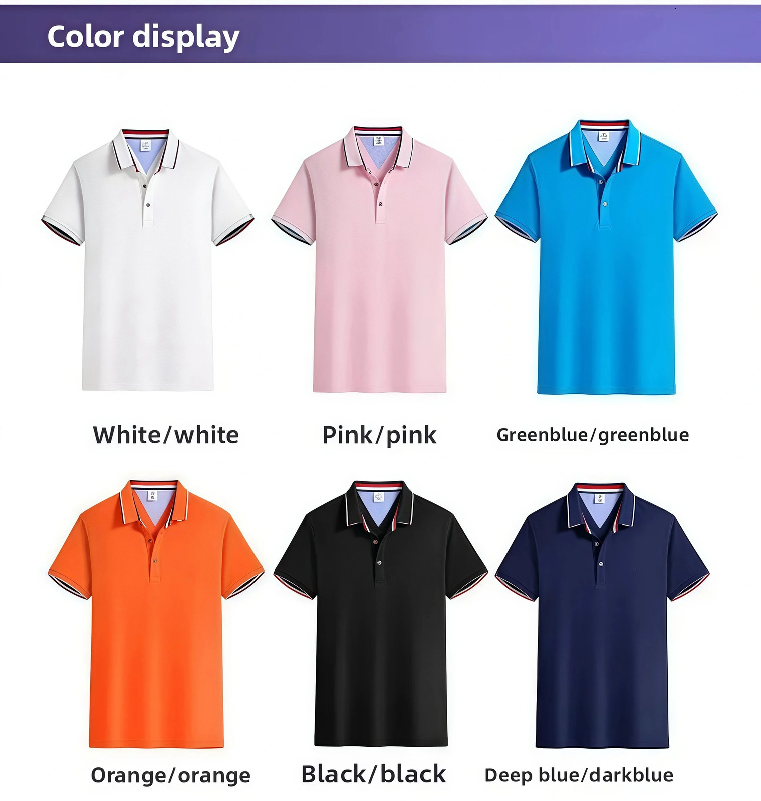 Summer Casual Loose Fit Short Sleeve Polo Shirts Customizable Corporate Printed Work Uniforms for Men And Women 260304