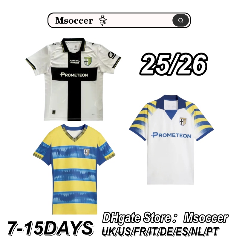 25 26 Parma Calcio 1913 soccer jerseys 2025 CANCELLIERI ALMQVIST CHARPENTIER MIHAILA M. ANAS BENEDYCZAK KOWALSKI HERNANI JR SOHM HAINAUT football shirt men kit Parma