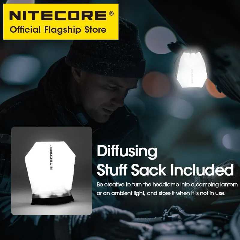 NITECORE NU53 USB-C Rechargeable Headlamp 16W Fast Charge Running Industrial Headlight 1800 Lumens Built in 6000mAh Battery H260307