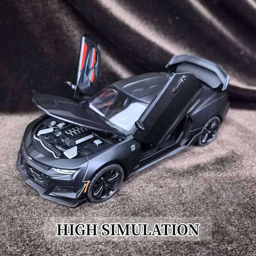 Limited 1:24 Scale Chevrolet Camaro Car Model, Luxury Vehicle Miniature Replica Figure Kid Xmas Gift Toy Z260306