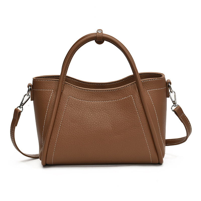 2026 Top Luxury Free Shipping New Large Capacity High End Commuter PU Shoulder Bag Niche Daily Commuter Soft Leather Luxury Bag Wing Bag Women's 